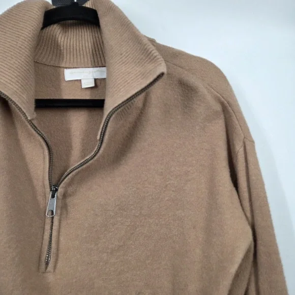 Spirtual Gangster Women's Funnel Neck Romper Brown M $148 Cozy Lounge Sleep - Picture 2 of 7